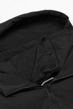 Y2K Grunge Devil Puffer Jacket - Retro 90s Fashion, Summer & Party Outfits for Women