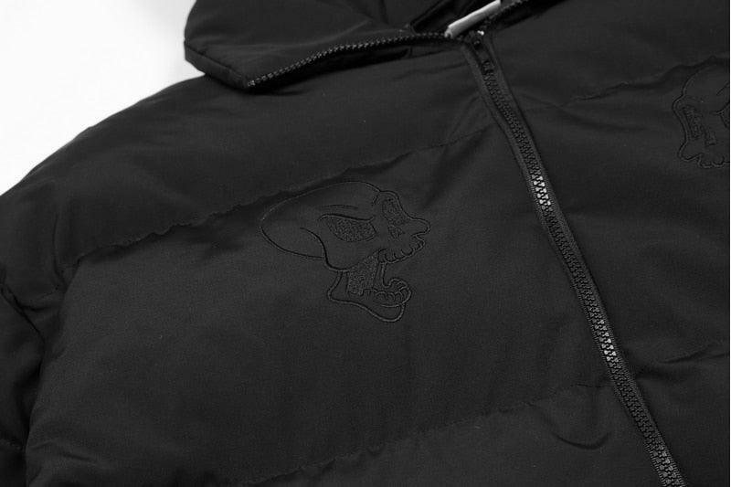 Y2K Grunge Devil Puffer Jacket - Retro 90s Fashion, Summer & Party Outfits for Women