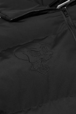 Y2K Grunge Devil Puffer Jacket - Retro 90s Fashion, Summer Outfits, and Club Party Looks