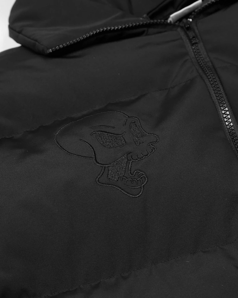 Y2K Grunge Devil Puffer Jacket - Retro 90s Fashion, Summer Outfits, and Club Party Looks