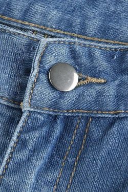Y2K Grunge Distressed Cut Out Jeans - 90s Retro Summer Outfit, Y2K Fashion Essentials
