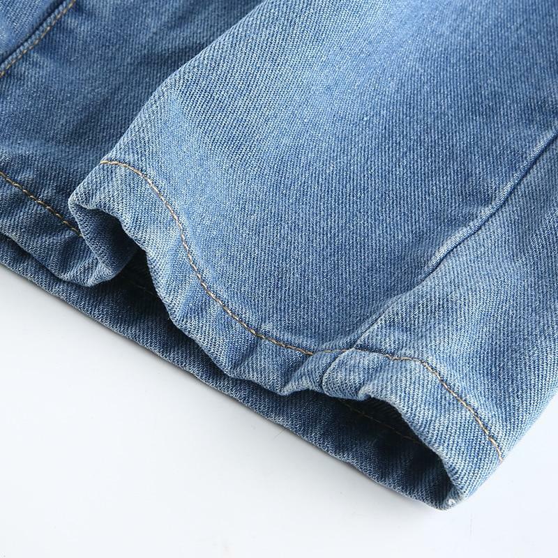 Y2K Grunge Distressed Cut Out Jeans - 90s Retro Summer Outfit, Y2K Fashion Essentials