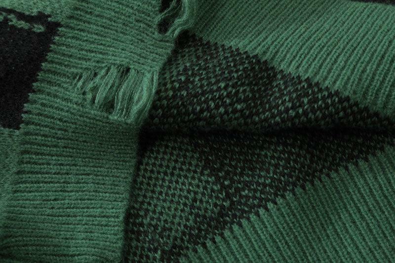 Y2K Grunge Distressed Knit Sweater - 90s Fashion, Retro Style, Y2K Summer & Party Outfits