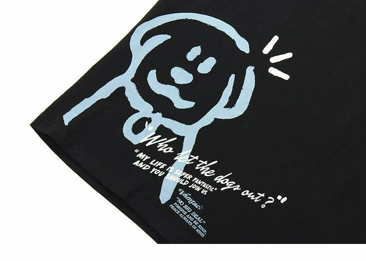 Y2K Grunge Dog Park Tee - Retro 90s Fashion, Summer Y2K Outfits, Baby Tees, and Pastel Goth