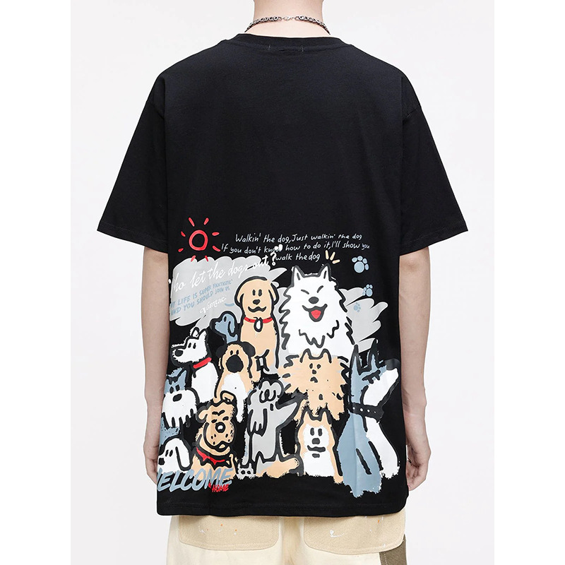 Y2K Grunge Dog Park Tee - Retro 90s Fashion, Summer Y2K Outfits, Baby Tees, and Pastel Goth