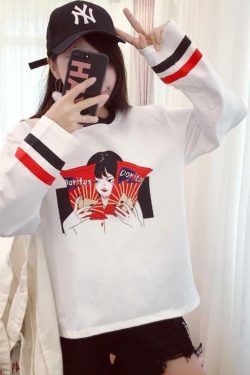Y2K Grunge Dorito Sweatshirt - Retro 90s Fashion, Summer Outfits, and Pastel Goth Style