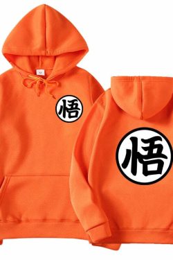 Y2K Grunge Dragon Ball Anime Hoodie - Retro 90s Fashion, Summer Outfits, and Pastel Goth Style