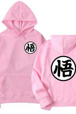 Y2K Grunge Dragon Ball Anime Hoodie - Retro 90s Fashion, Summer Outfits, and Pastel Goth Style