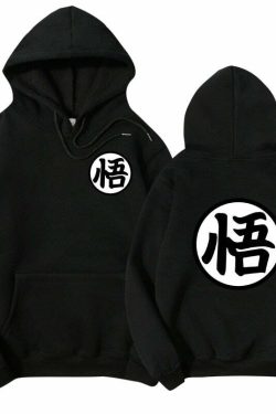 Y2K Grunge Dragon Ball Anime Hoodie - Retro 90s Fashion, Summer Outfits, and Pastel Goth Style