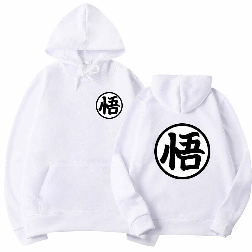 Y2K Grunge Dragon Ball Anime Hoodie - Retro 90s Fashion, Summer Outfits, and Pastel Goth Style