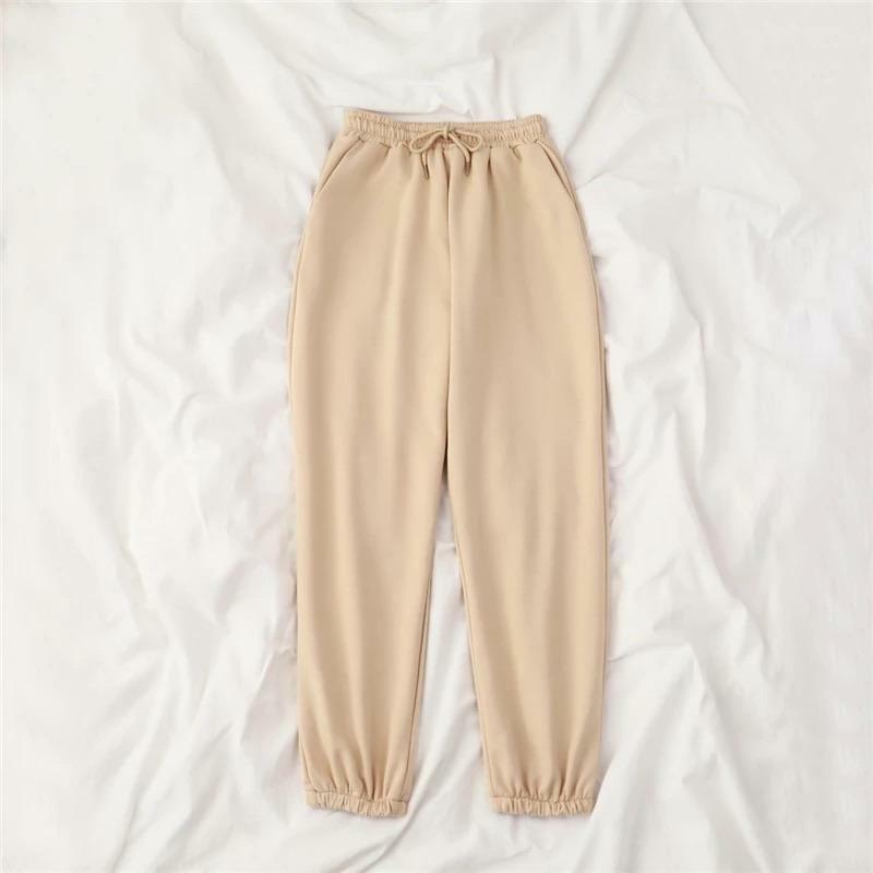 Y2K Grunge Drawstring Cotton Sweatpants - Retro 90s Summer Outfit, Pastel Goth, Hip Hop Fashion