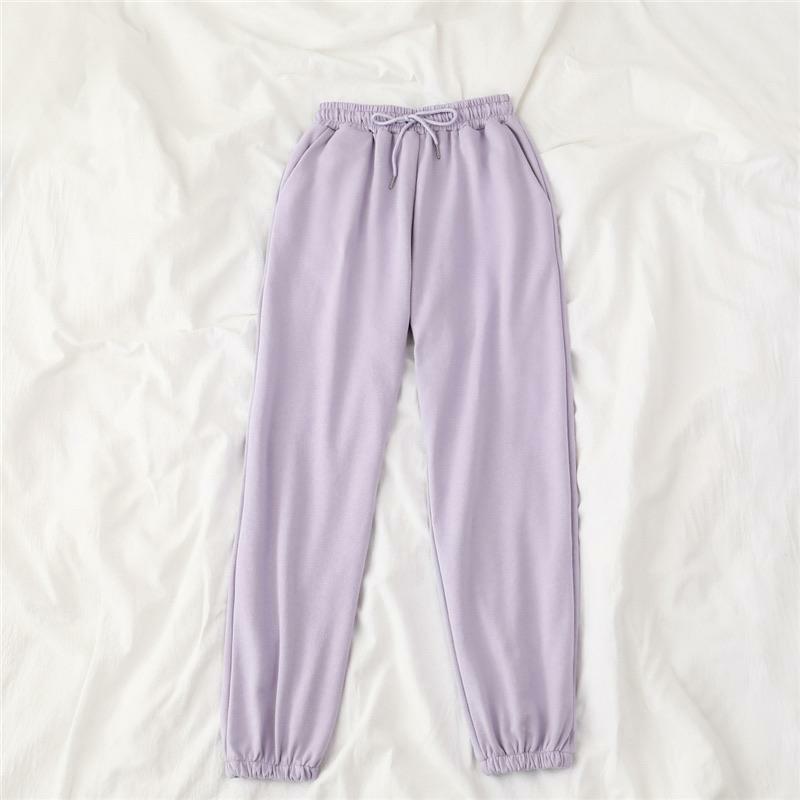 Y2K Grunge Drawstring Cotton Sweatpants - Retro 90s Summer Outfit, Pastel Goth, Hip Hop Fashion