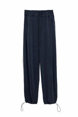 Y2K Grunge Drawstring Sweatpants - Retro 90s Fashion, Summer Outfits, and Pastel Goth Style