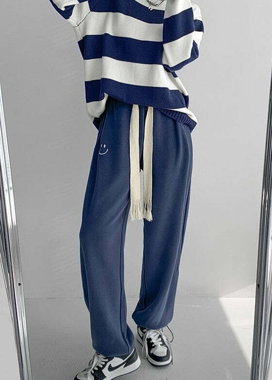 Y2K Grunge Drawstring Sweatpants - Retro 90s Summer Outfit, Perfect for Y2K Fashionistas