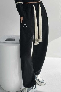 Y2K Grunge Drawstring Sweatpants - Retro 90s Summer Outfit, Perfect for Y2K Fashionistas