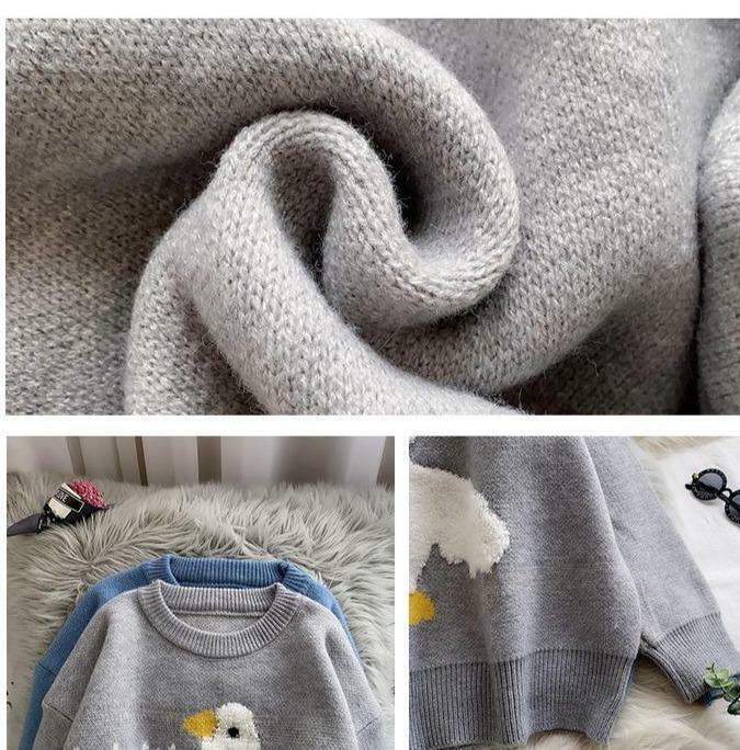 Y2K Grunge Duck Sweater - Retro 90s Fashion, Summer Outfits, and Pastel Goth Style