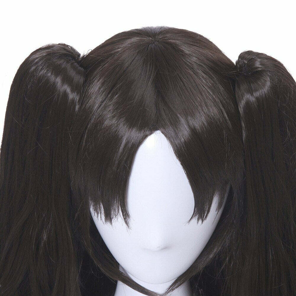 Y2K Grunge E-Girl Cosplay Wig - Long Wavy Ponytails, 90s Retro Style, Pastel Goth Vibes
