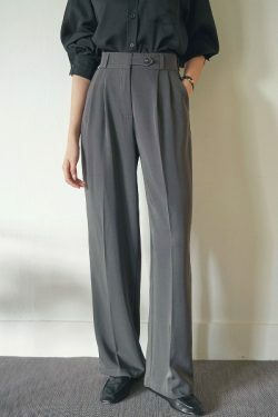 Y2K Grunge Elastic Slacks - Retro 90s Summer Outfit, Pastel Goth, Y2K Club & Party Fashion