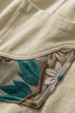 Y2K Grunge Embroidered Floral Patchwork Shorts - Retro 90s Summer Outfit for Women