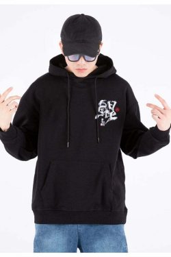 Y2K Grunge Embroidered Ocean Hoodie - Retro 90s Fashion, Summer Y2K Outfits, Pastel Goth Style