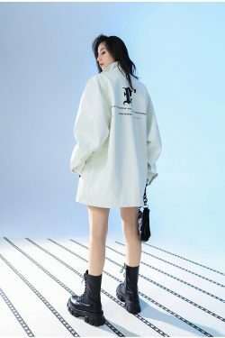 Y2K Grunge Faux-Leather Biker Jacket - 90s Retro Style, Gothic Y2K, Summer Y2K Outfits