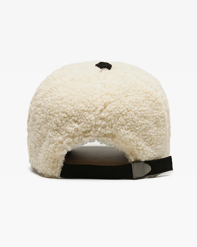 Y2K Grunge Fleece Baseball Cap - Retro 90s Fashion, Summer Y2K Outfits, Pastel Goth Style