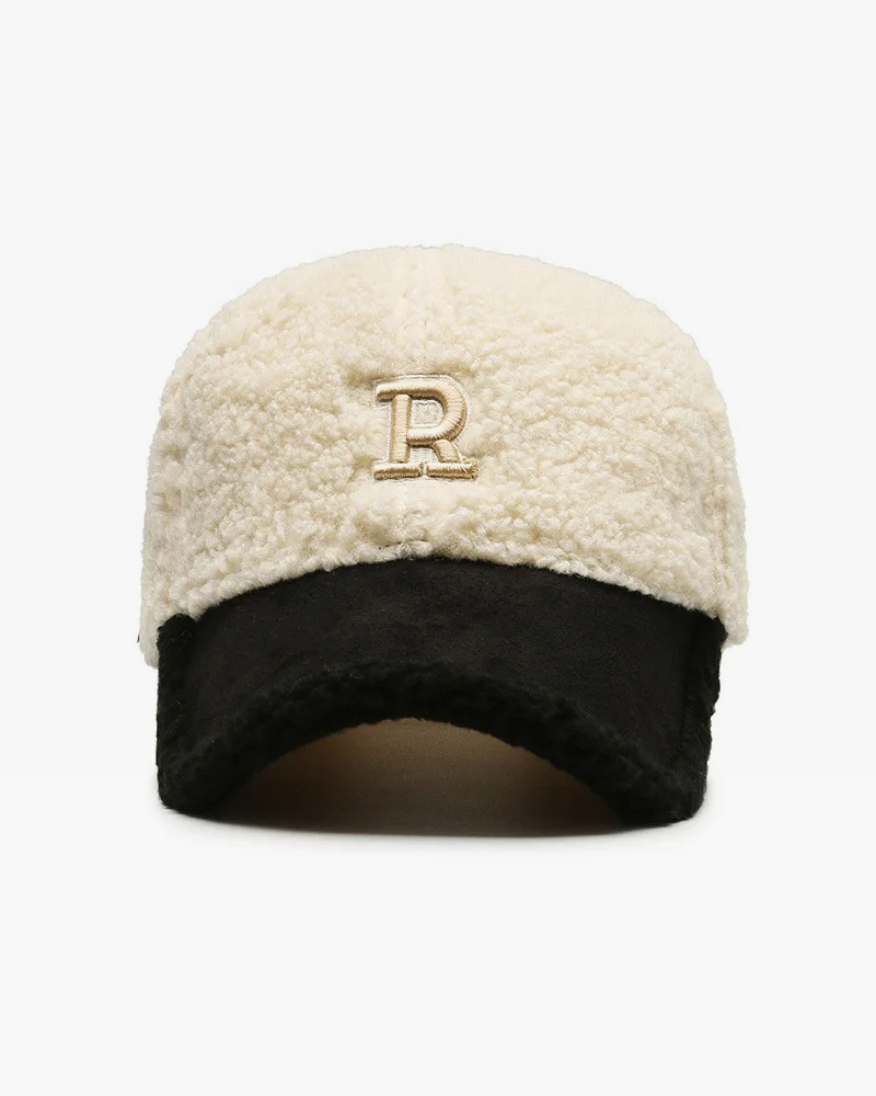 Y2K Grunge Fleece Baseball Cap - Retro 90s Fashion, Summer Y2K Outfits, Pastel Goth Style