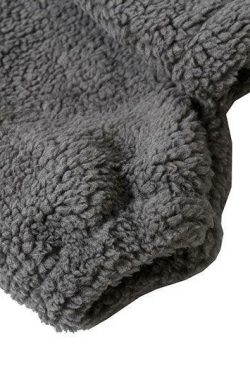 Y2K Grunge Fleece Jacket - Retro 90s Fashion, Summer Outfits, and Pastel Goth Style