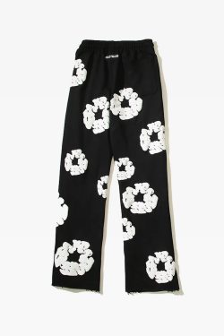 Y2K Grunge Flower Sweatpants - Retro 90s Fashion, Summer Outfits, and Pastel Goth Style