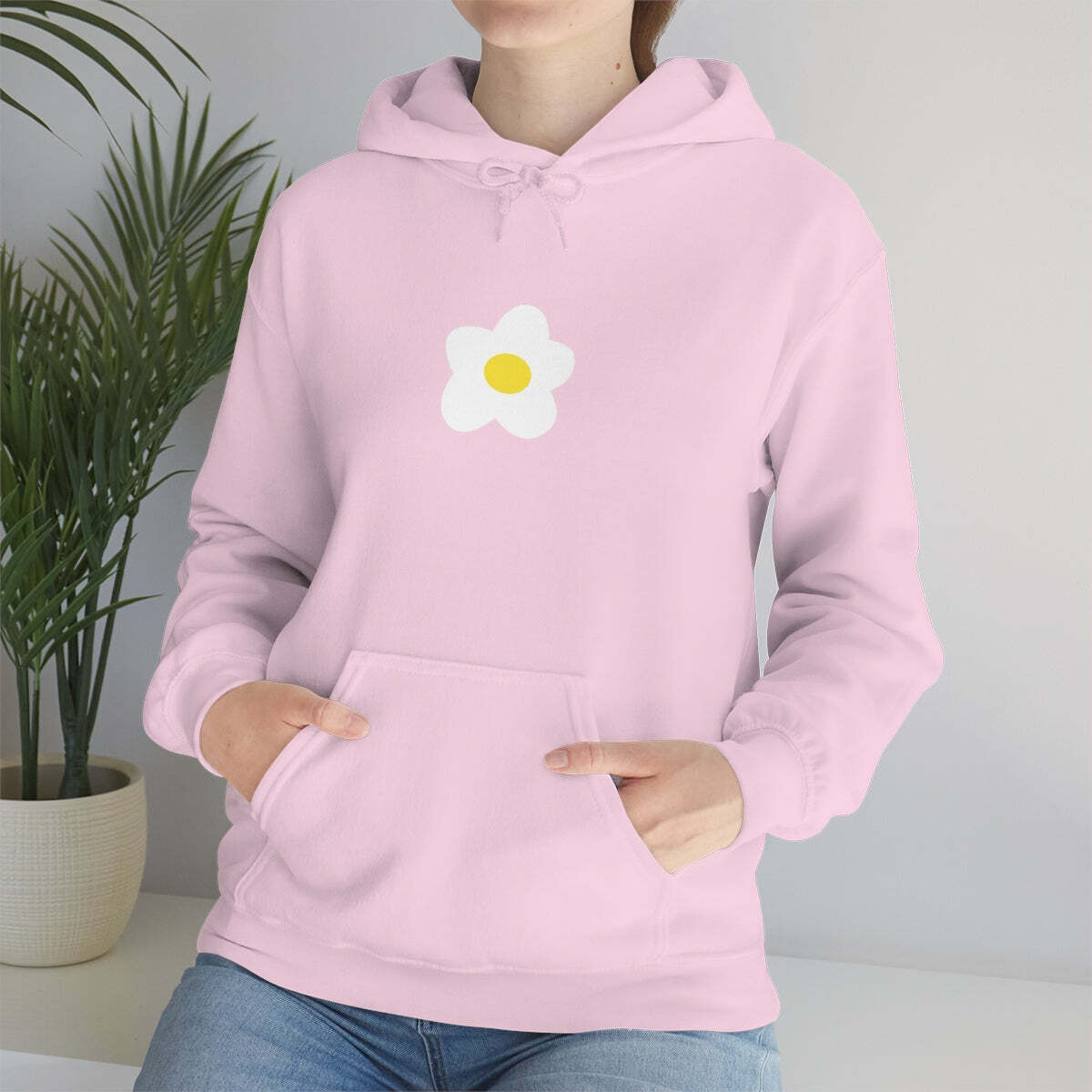 Y2K Grunge Flower Sweatshirt Hoodie - Retro 90s Summer Outfit, Pastel Goth, Y2K Fashion