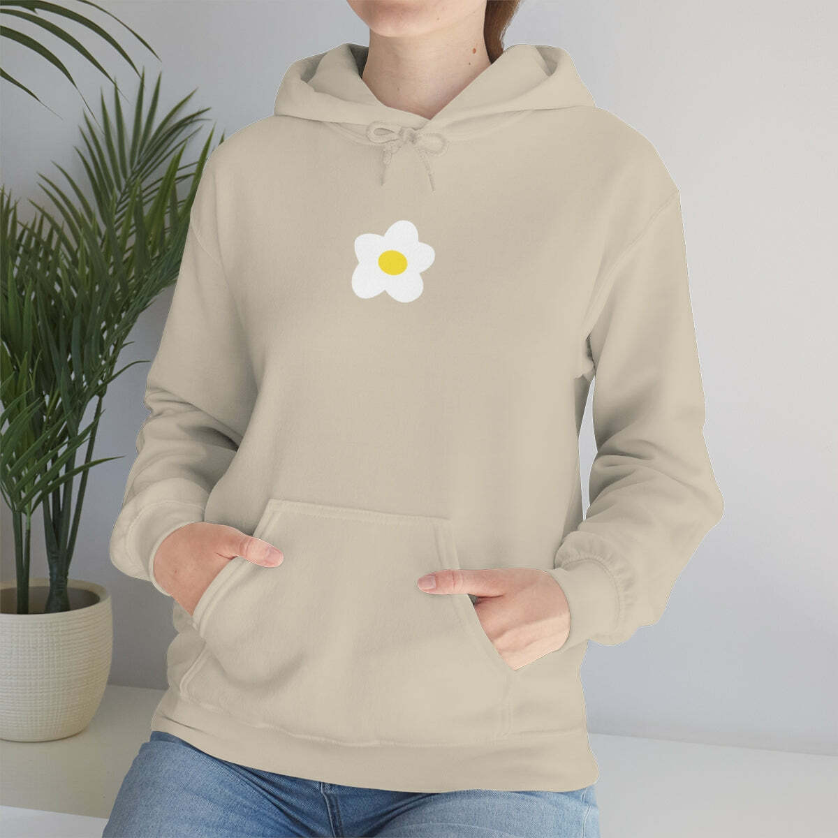 Y2K Grunge Flower Sweatshirt Hoodie - Retro 90s Summer Outfit, Pastel Goth, Y2K Fashion