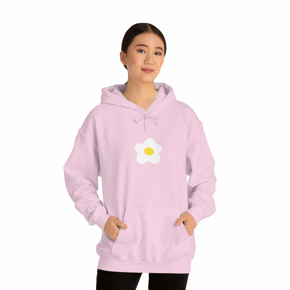 Y2K Grunge Flower Sweatshirt Hoodie - Retro 90s Summer Outfit, Pastel Goth, Y2K Fashion