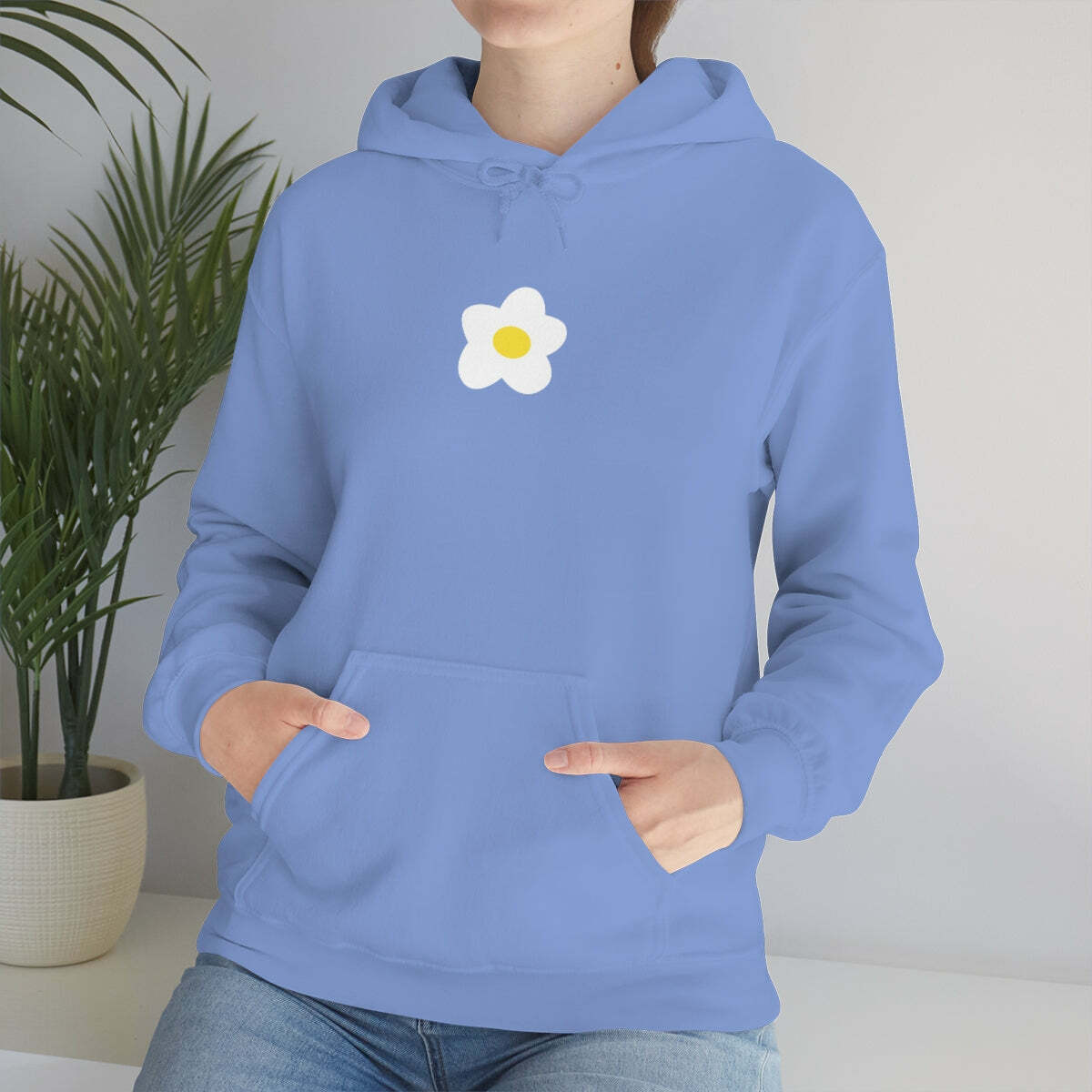 Y2K Grunge Flower Sweatshirt Hoodie - Retro 90s Summer Outfit, Pastel Goth, Y2K Fashion