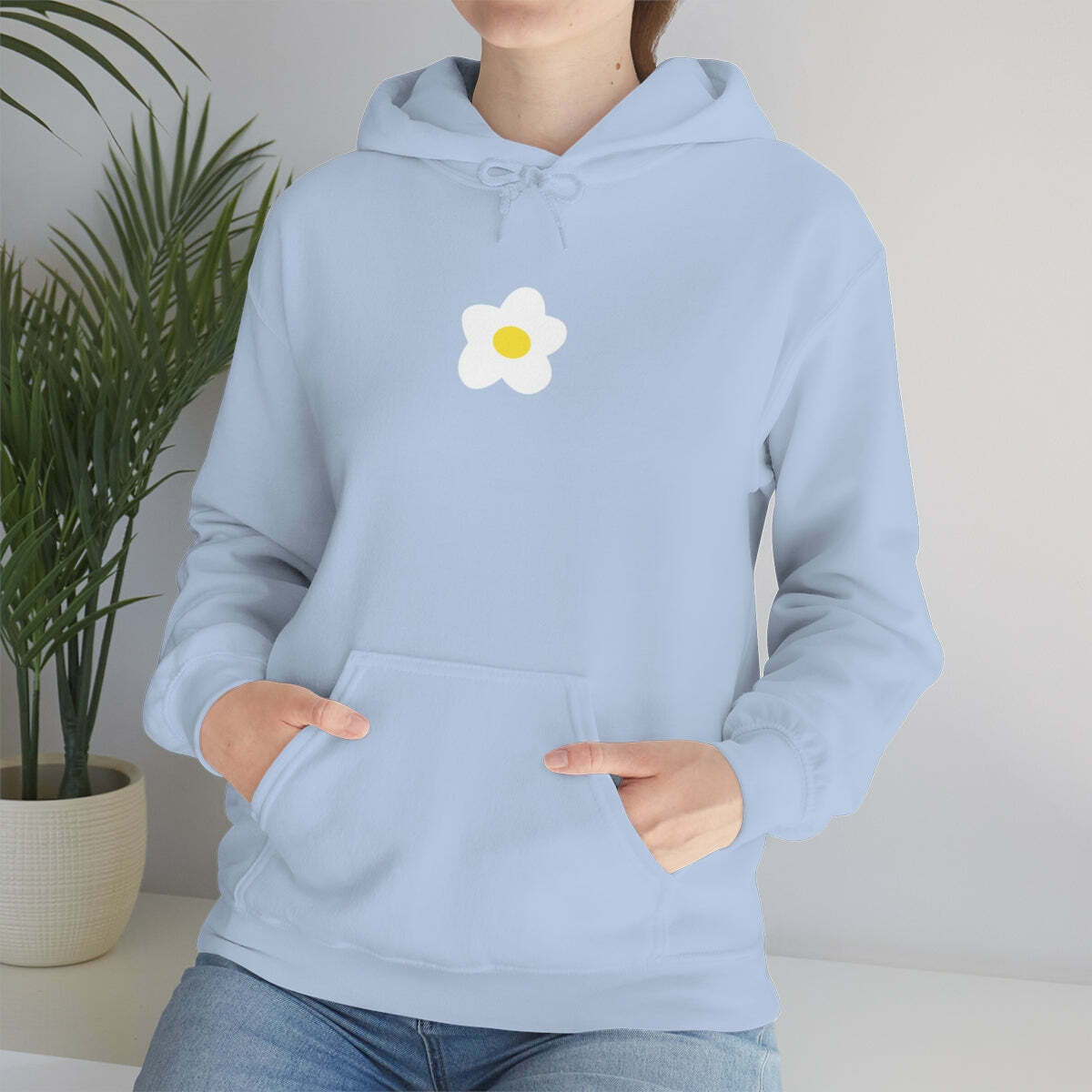 Y2K Grunge Flower Sweatshirt Hoodie - Retro 90s Summer Outfit, Pastel Goth, Y2K Fashion