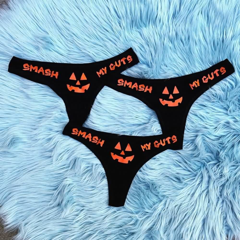 Y2K Grunge Funny Thong Underwear Set - Intimate Lingerie for Women, Retro 90s Fashion