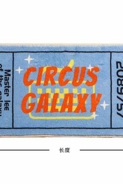 Y2K Grunge Galaxy Vintage Rug Mat - Retro 90s Aesthetic, Pastel Goth, Y2K Fashion Decor