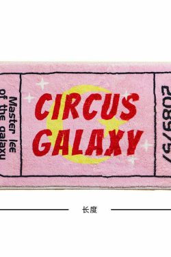 Y2K Grunge Galaxy Vintage Rug Mat - Retro 90s Aesthetic, Pastel Goth, Y2K Fashion Decor