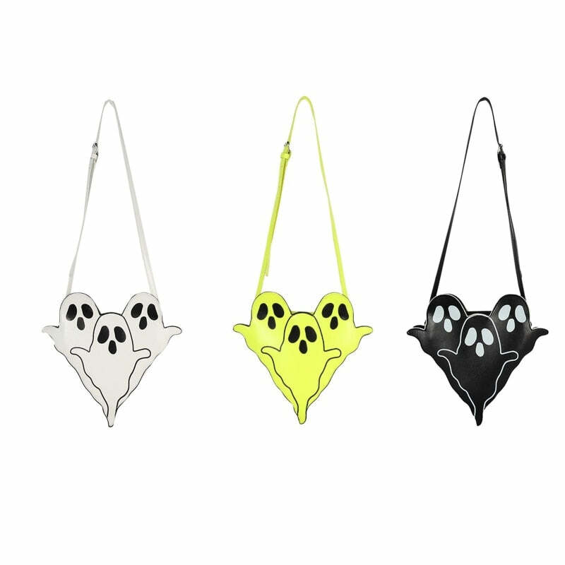 Y2K Grunge Ghost Trio Shoulder Bag - Perfect for 90s Outfits, Summer Y2K Fashion, and Retro Style
