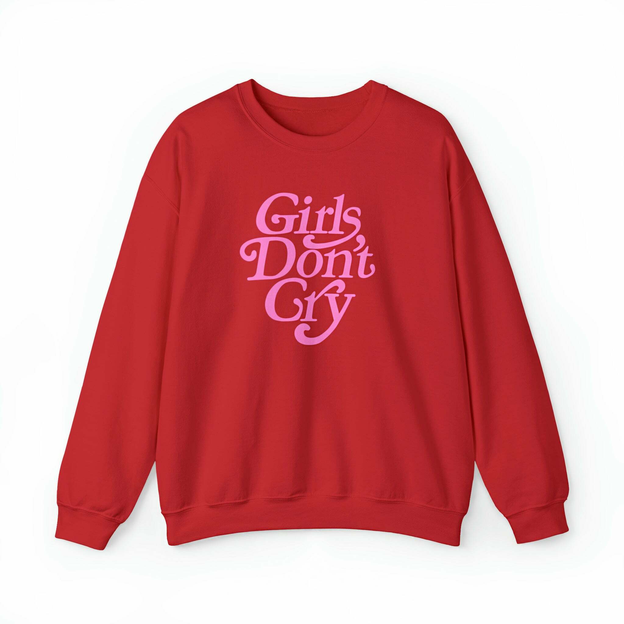 Y2K Grunge Girls Don't Cry Sweatshirt - 90s Retro, Summer Y2K Outfits, Pastel Goth Style