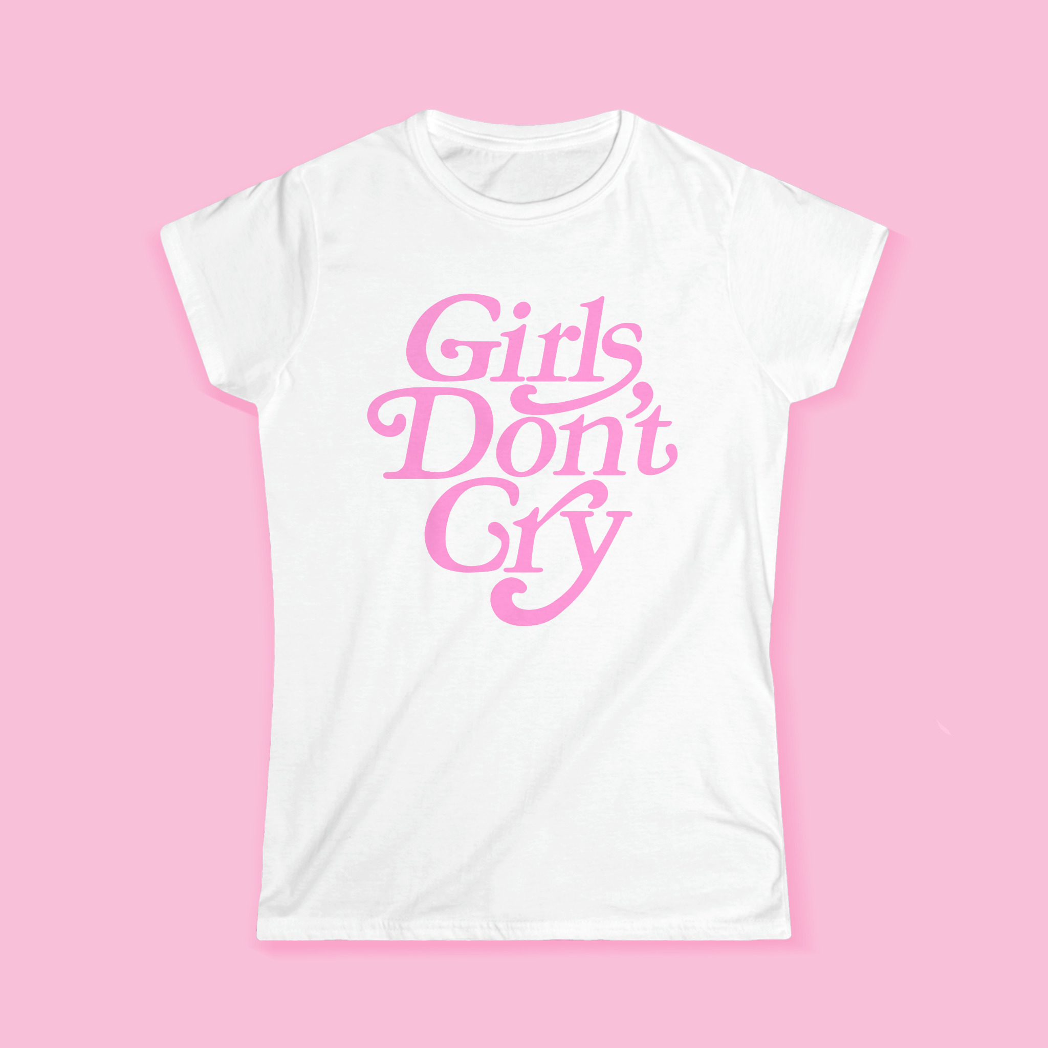 Y2K Grunge Girls Don't Cry T-Shirt - Retro 90s Fashion, Summer Y2K Outfits, Baby Tees
