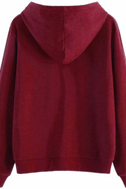 Y2K Grunge Goth Hoodie - Retro 90s Fashion, Dark Y2K Style, Perfect for Y2K Summer Outfits