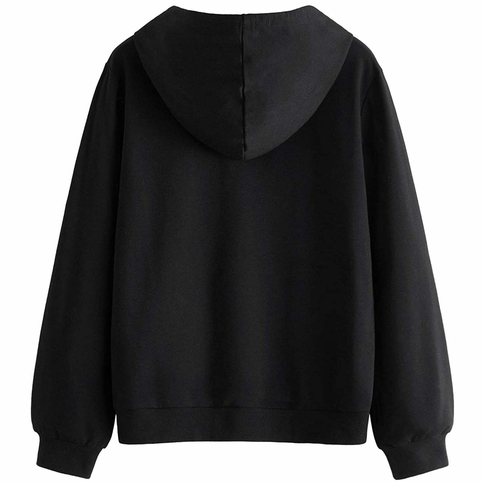 Y2K Grunge Goth Hoodie - Retro 90s Fashion, Dark Y2K Style, Perfect for Y2K Summer Outfits