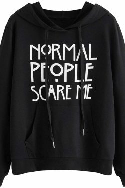 Y2K Grunge Goth Hoodie - Retro 90s Fashion, Dark Y2K Style, Perfect for Y2K Summer Outfits