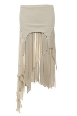 Y2K Grunge Goth Mesh High Low Slit Midi Skirt - Retro 90s Fashion, Summer Y2K Outfits