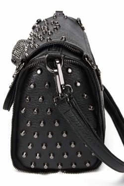 Y2K Grunge Goth Punk Skull Shoulder Bag - Retro 90s Fashion, Y2K Summer & Party Outfits