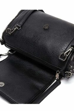 Y2K Grunge Goth Punk Skull Shoulder Bag - Retro 90s Fashion, Y2K Summer & Party Outfits