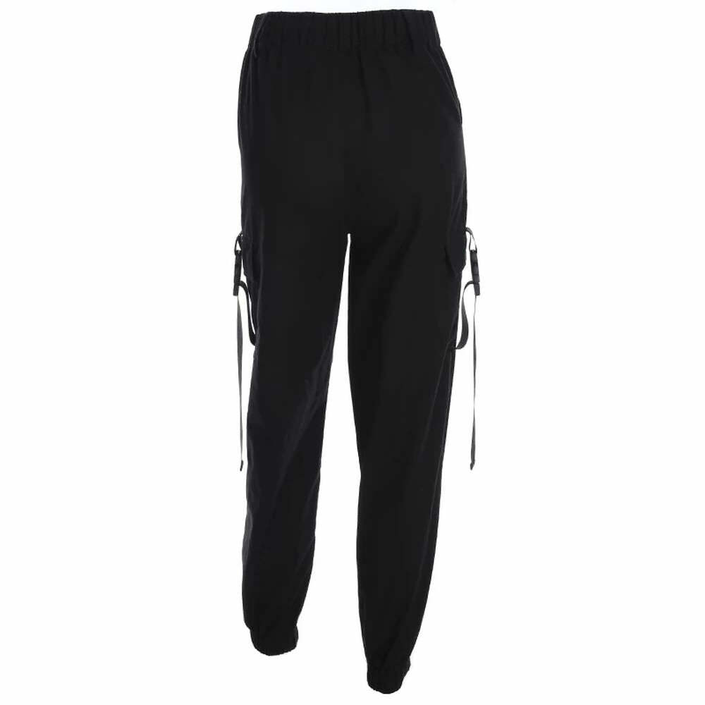 Y2K Grunge Gothic Buckle Strap Cargo Pants - Retro 90s Fashion, Y2K Summer & Club Outfits
