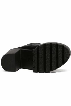Y2K Grunge Gothic Double Buckle Strap Lace Up Platform Boots - Retro 90s Fashion Statement