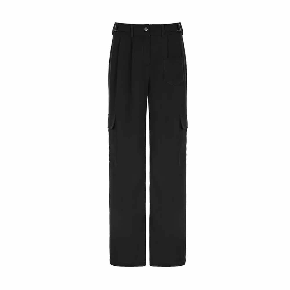 Y2K Grunge Gothic Loose Fit Cargo Trousers - Retro 90s Summer Outfit for Women
