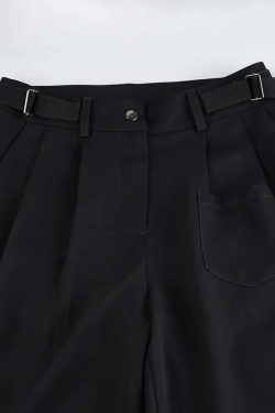 Y2K Grunge Gothic Loose Fit Cargo Trousers - Retro 90s Summer Outfit for Women